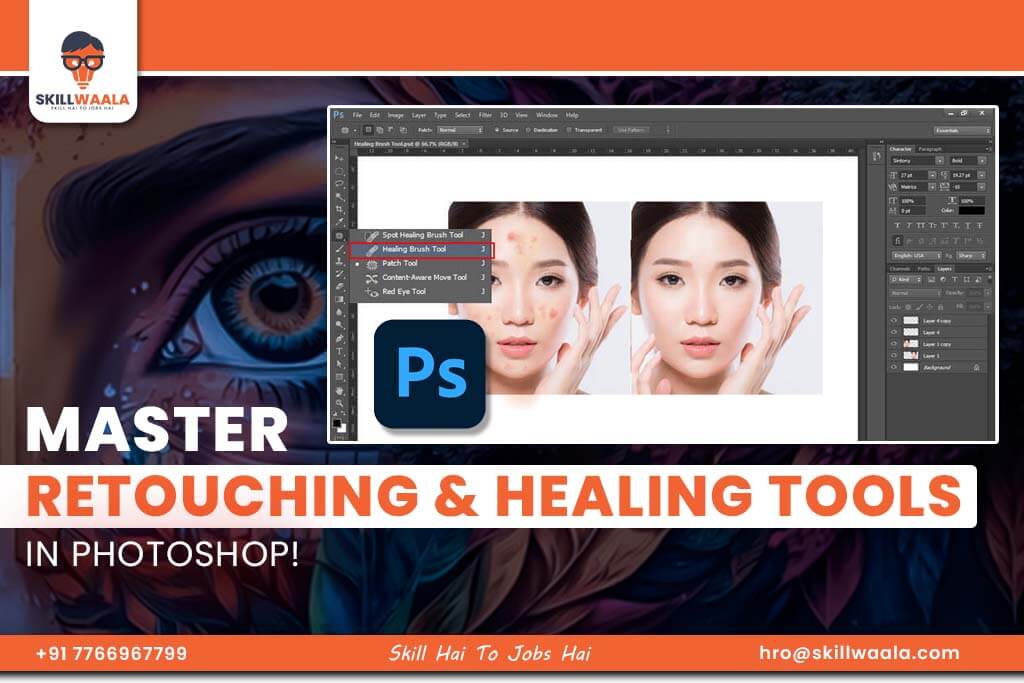 How to Use Retouching & Healing Tools