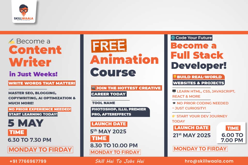 Skillwaala's Free Courses
