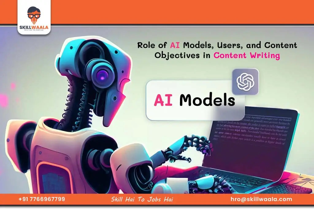 Role of AI Models, Users, and Content Objectives in Content Writing