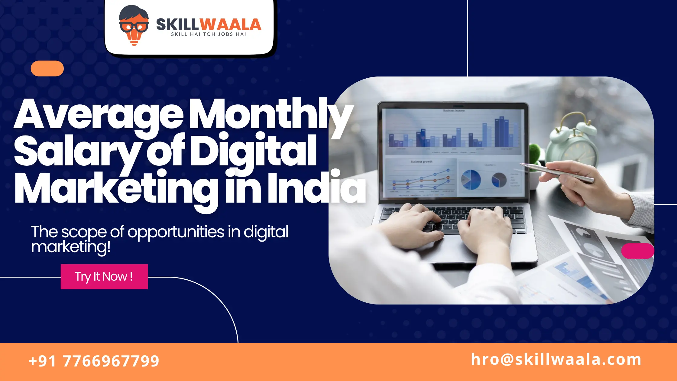 Average Monthly Salary of Digital Marketing in India