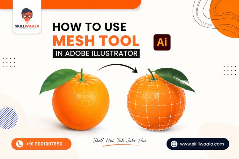 How to Use Mesh Tool in Adobe Illustrator?