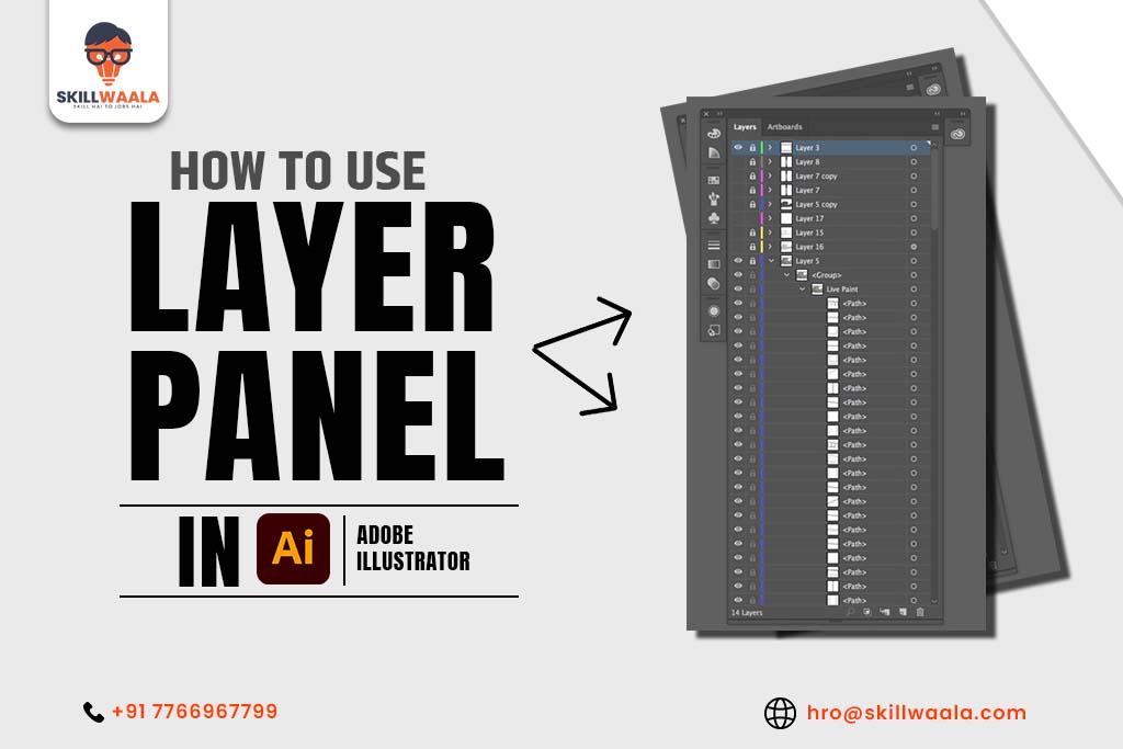 How to use Layers in Adobe Illustrator?