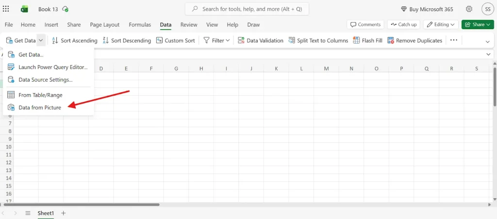 extract data from picture