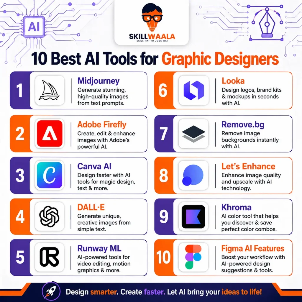 top 10 best ai tools for graphic designers
