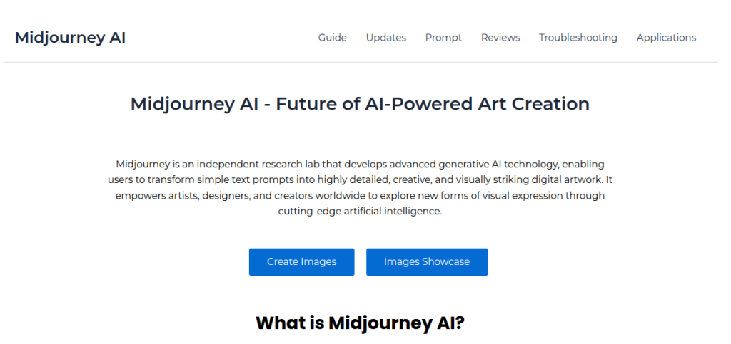 midjourney ai tool for image creation