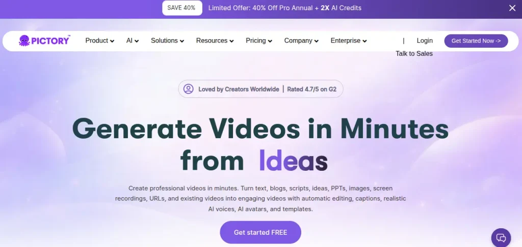 pictory ai video generator tool