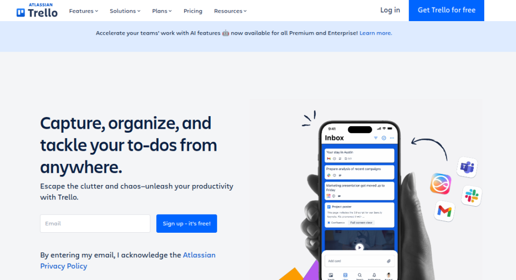 trello ai productivity tool