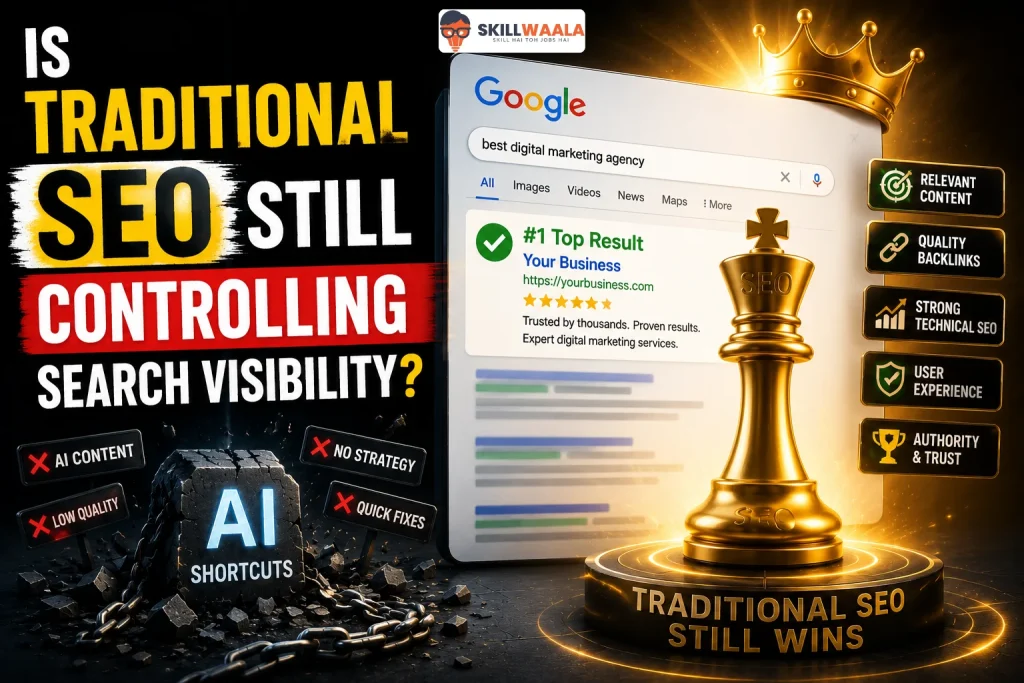is treditional seo still control search visibility