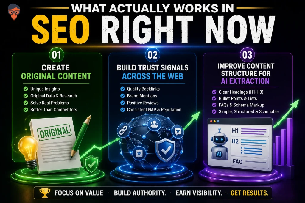 what actually work in seo now