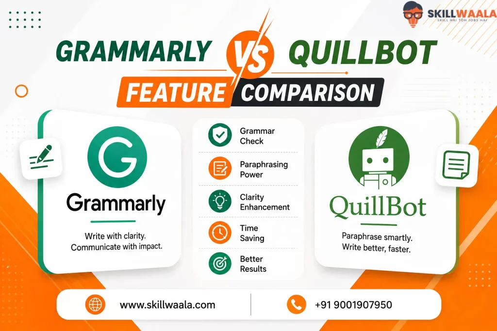 Grammarly vs QuillBot Feature Comparison