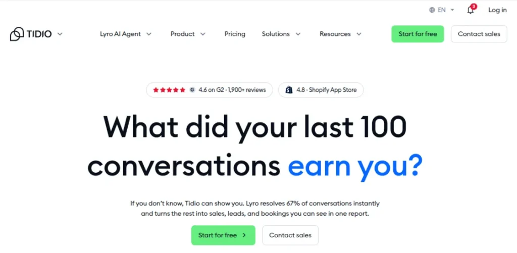 AI Customer Service-Tidio