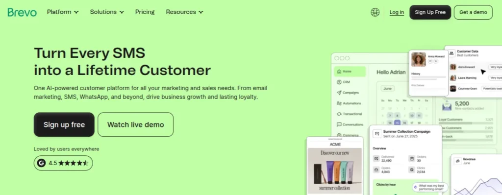 Brevo email marketing ai tool