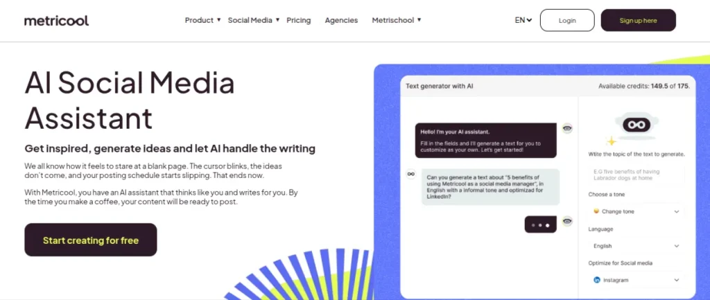 Metricool-s-AI-Social-Media-Post-Generator