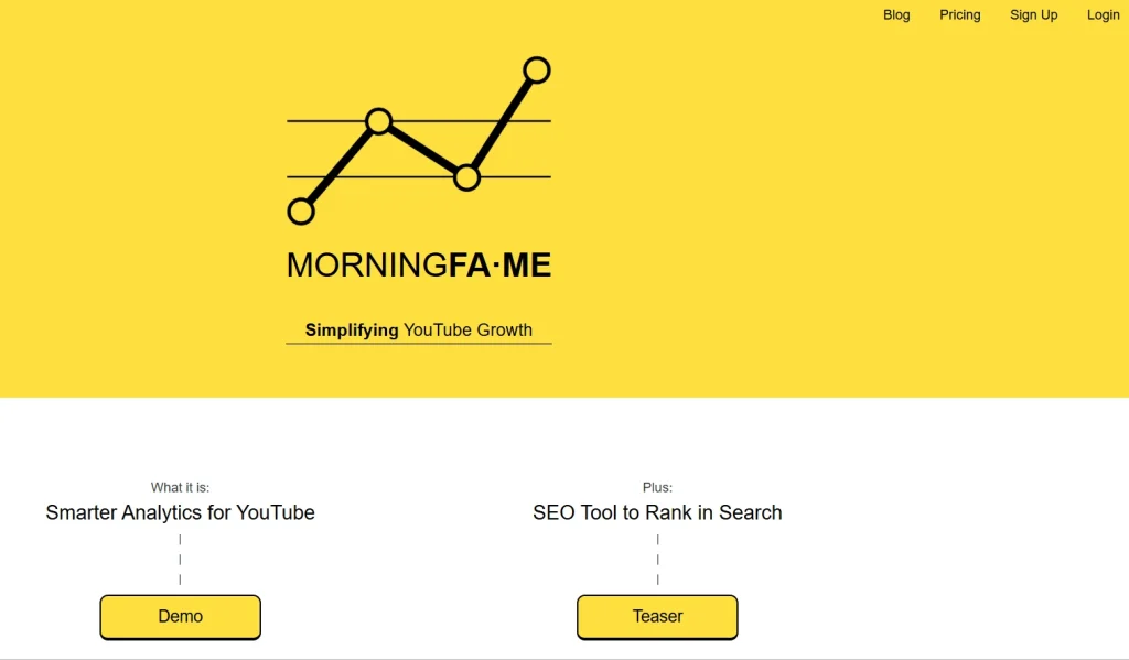 Morningfame-youtube seo tool