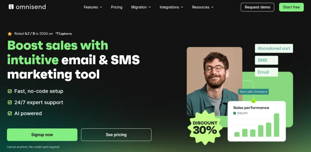 Omnisend ai email marketing tool
