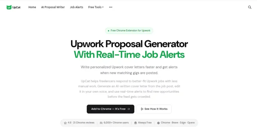Upwork Proposal Generator upcat