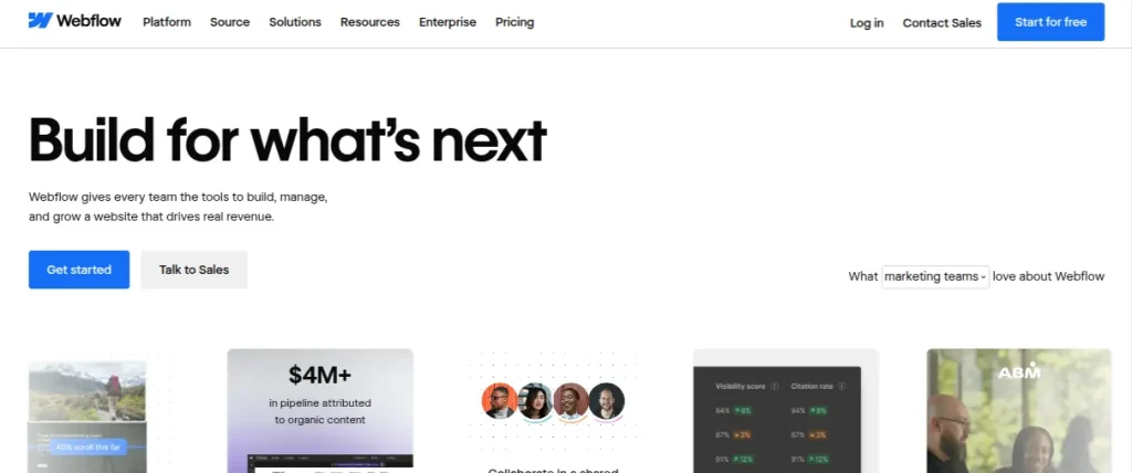 Webflow-The agentic web platform