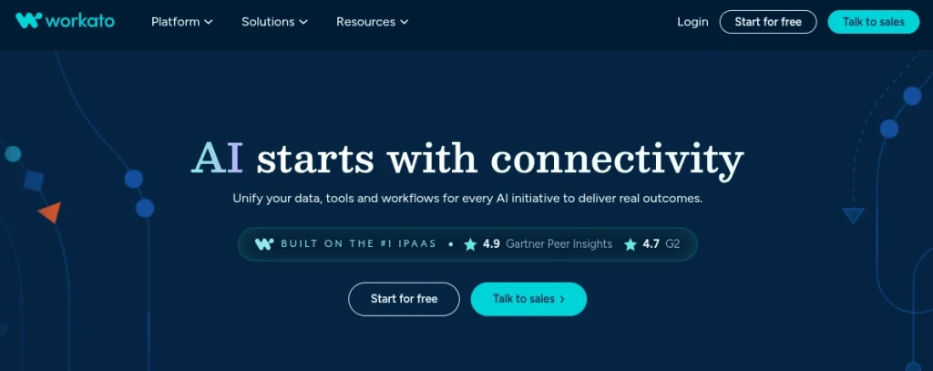 Workato ai automation tool