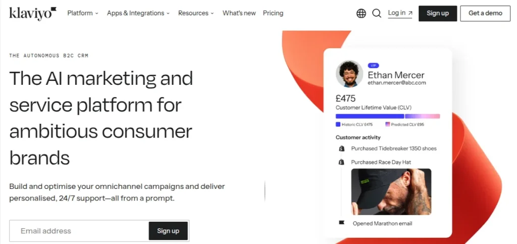 klaviyo ai email marketing tools