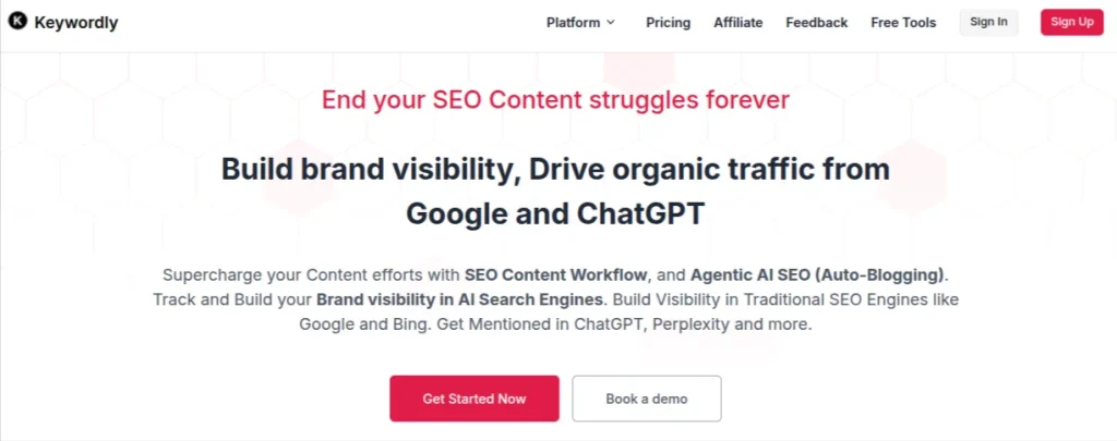Keywordly-SEO Content Workflow Platform