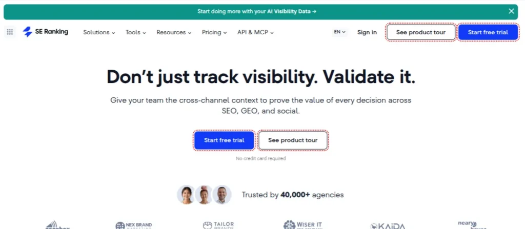 SE Ranking seo ai tool