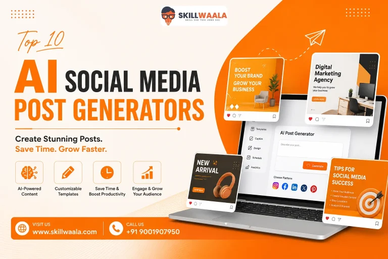 top 10 ai social media post generators